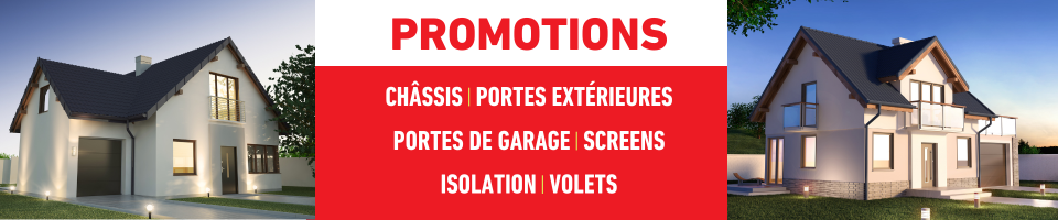 Promotions menuiseries extérieures